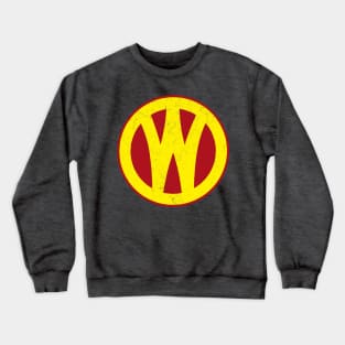 O&W Railroad NYO&W Railway Yellow & Red Logo V.2 Distressed Crewneck Sweatshirt